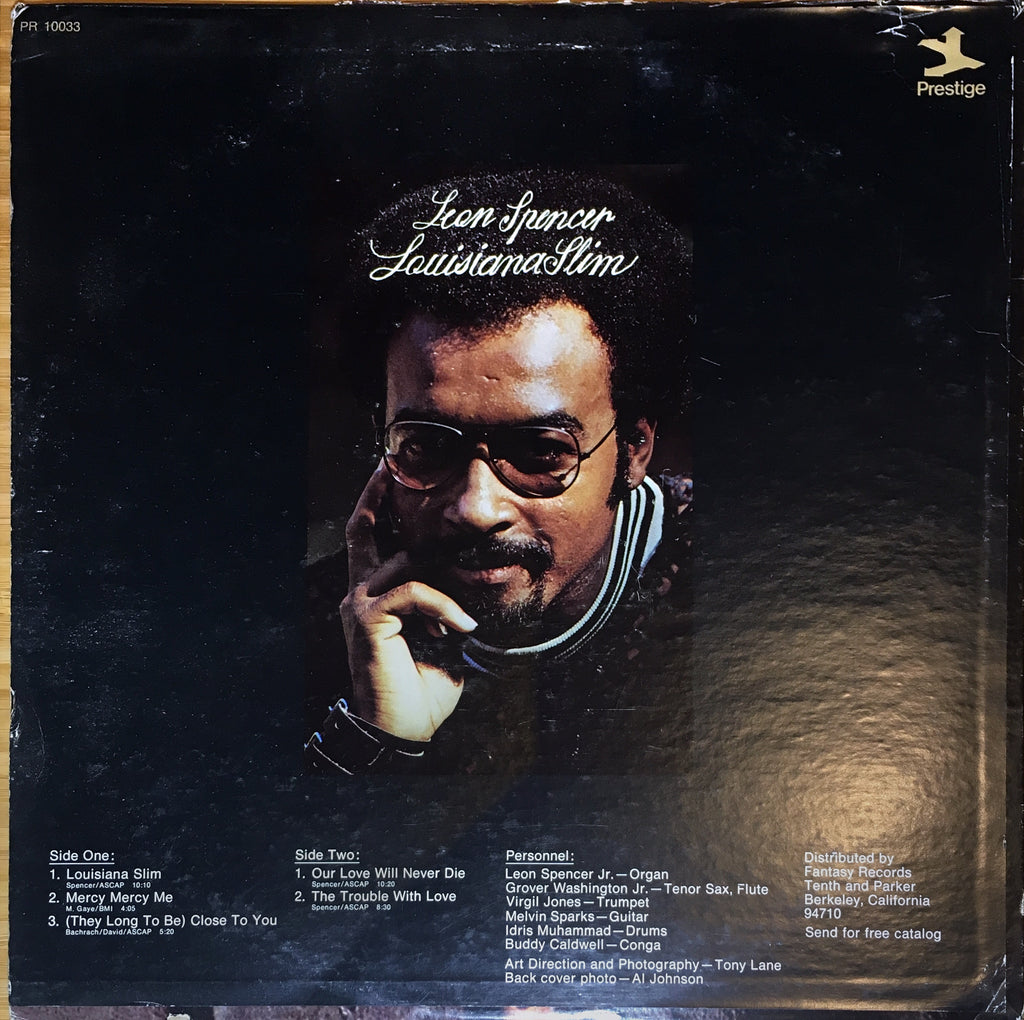 Leon Spencer ‎– Louisiana Slim - monads records