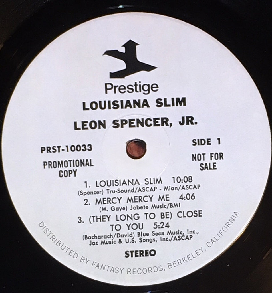 Leon Spencer ‎– Louisiana Slim - monads records