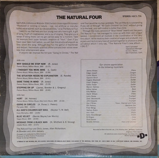 The Natural Four – Good Vibes! - monads records