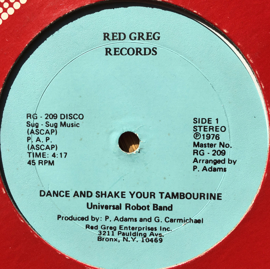 Universal Robot Band ‎– Dance And Shake Your Tambourine - monads records