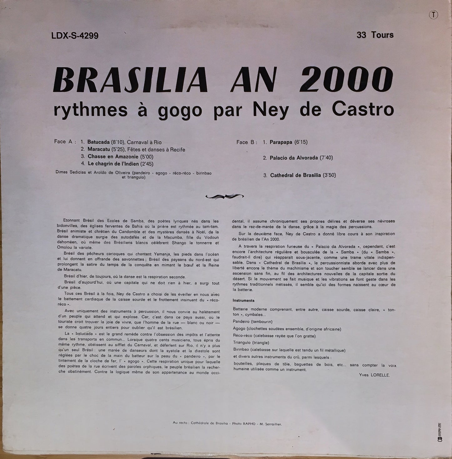 Ney De Castro ‎– Brasilia An 2000 - Rythmes À Gogo - monads records