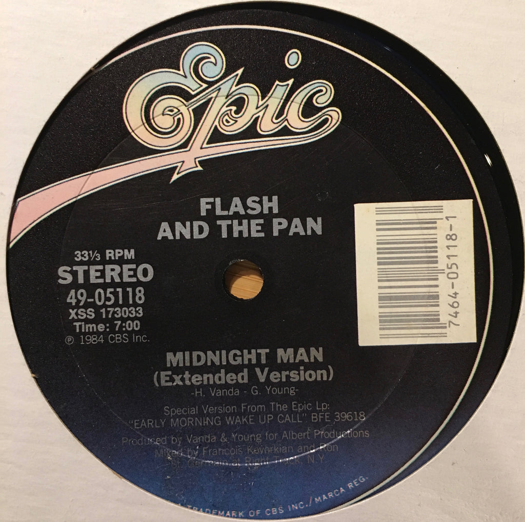 Flash And The Pan ‎– Midnight Man - monads records