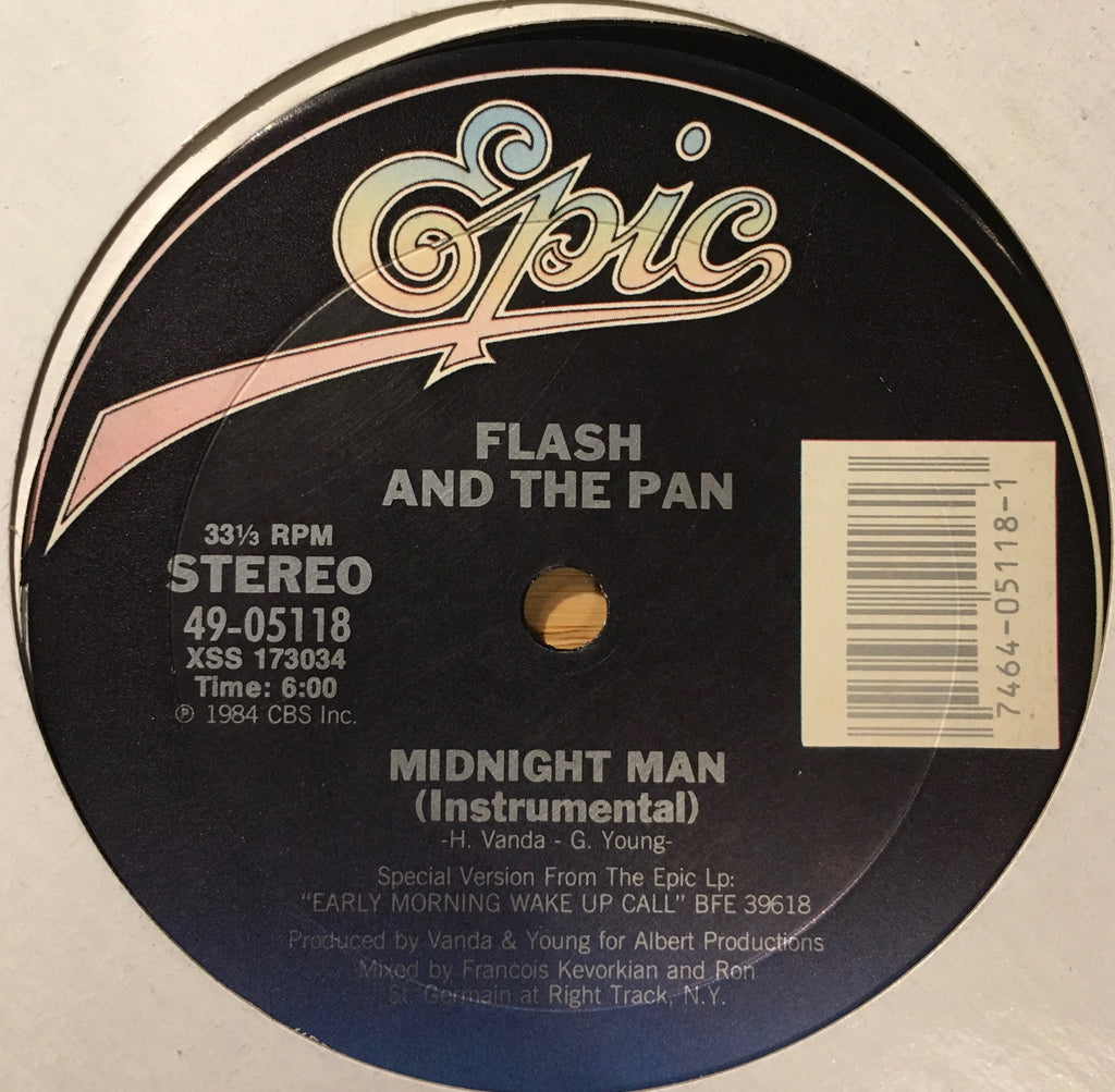 Flash And The Pan ‎– Midnight Man - monads records