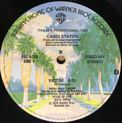 Candi Staton ‎– Victim - monads records