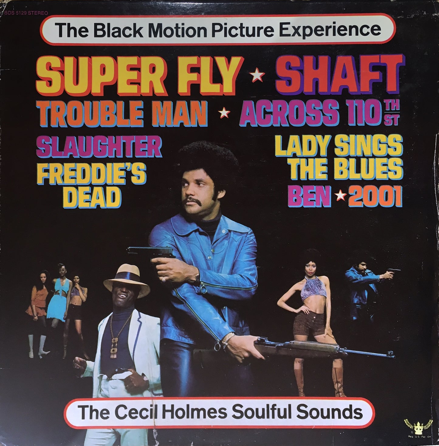 The Cecil Holmes Soulful Sounds ‎– The Black Motion Picture Experience - monads records