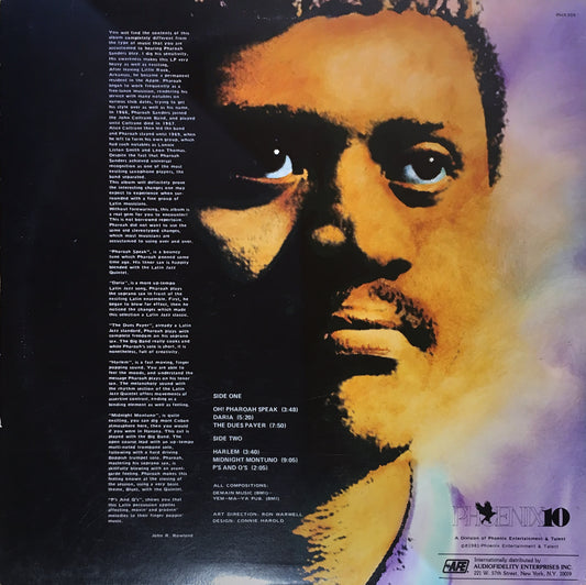 The Latin Jazz Quintet Featuring Pharoah Sanders – The Latin Jazz Quintet Featuring Pharoah Sanders - monads records