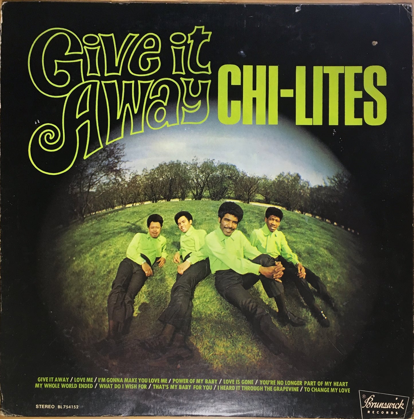 The Chi-Lites ‎– Give It Away - monads records