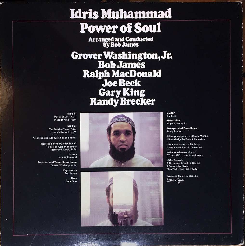Idris Muhammad ‎– Power Of Soul - monads records