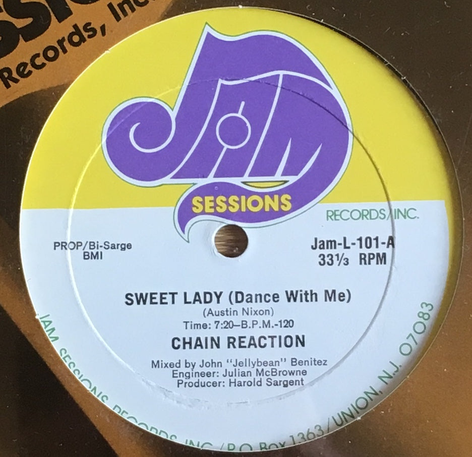 Chain Reaction ‎– Sweet Lady (Dance With Me) - monads records