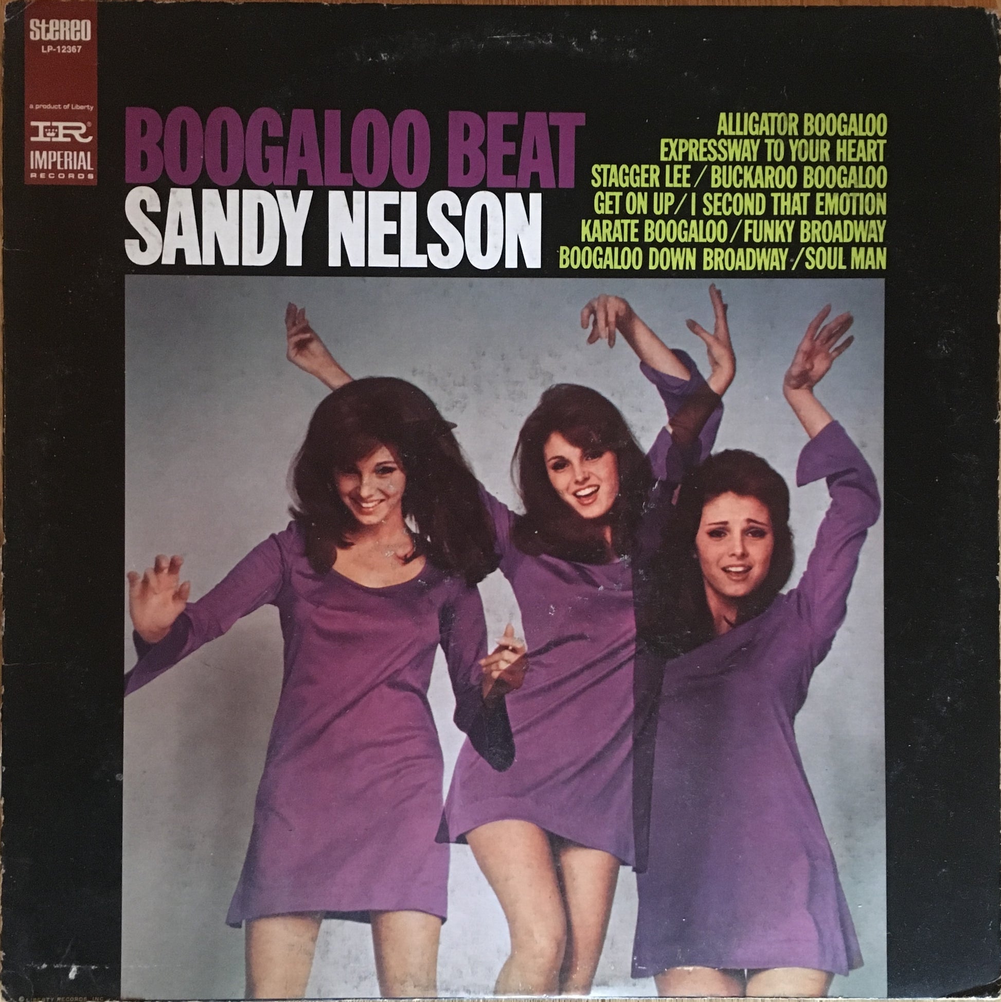 Sandy Nelson ‎– Boogaloo Beat - monads records