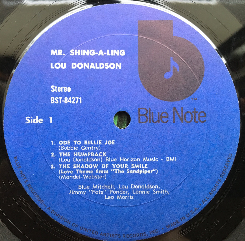 Lou Donaldson ‎– Mr. Shing-A-Ling - monads records