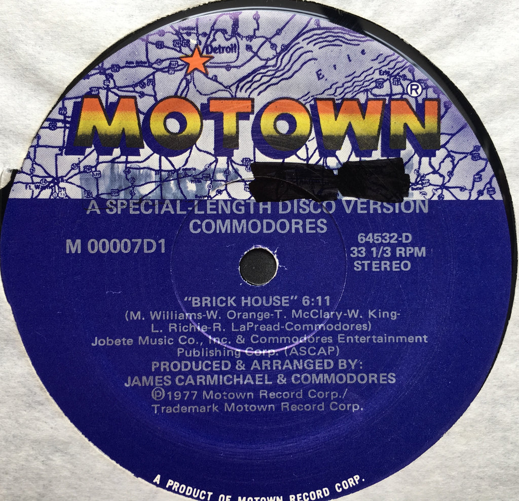Commodores ‎– Brick House - monads records