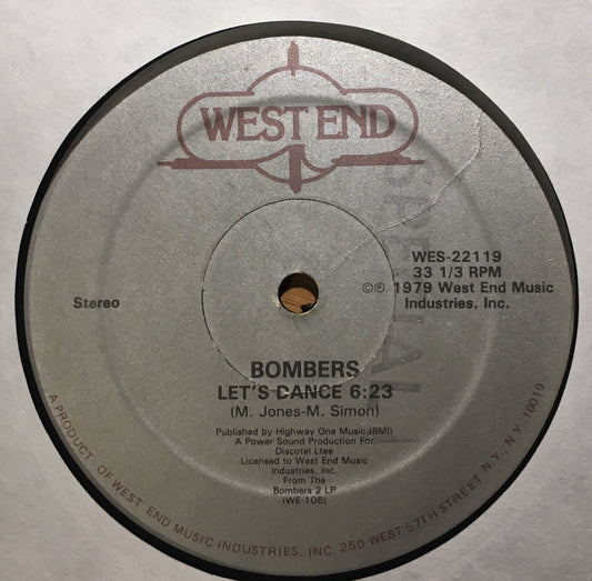 Bombers – Let's Dance / Shake - monads records