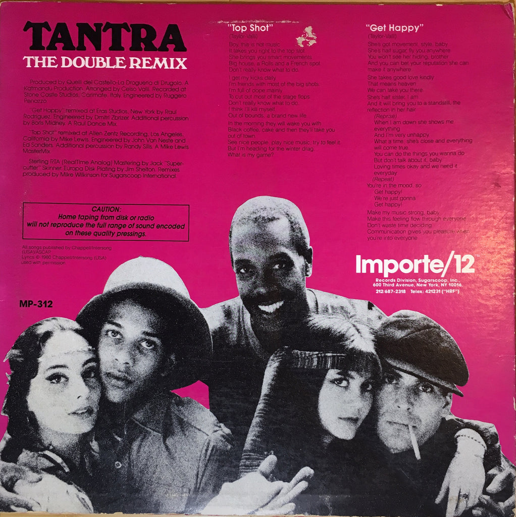 Tantra ‎– The Double Remix - monads records