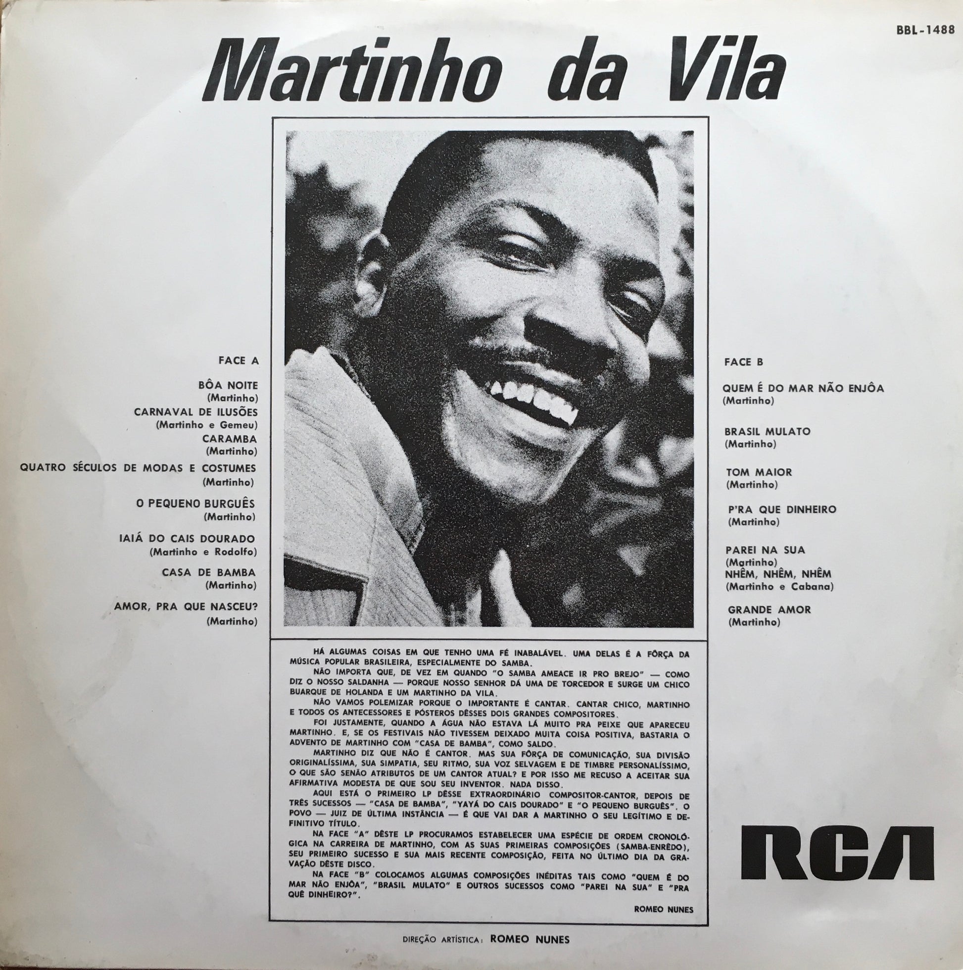 Martinho Da Vila ‎– Martinho Da Vila - monads records