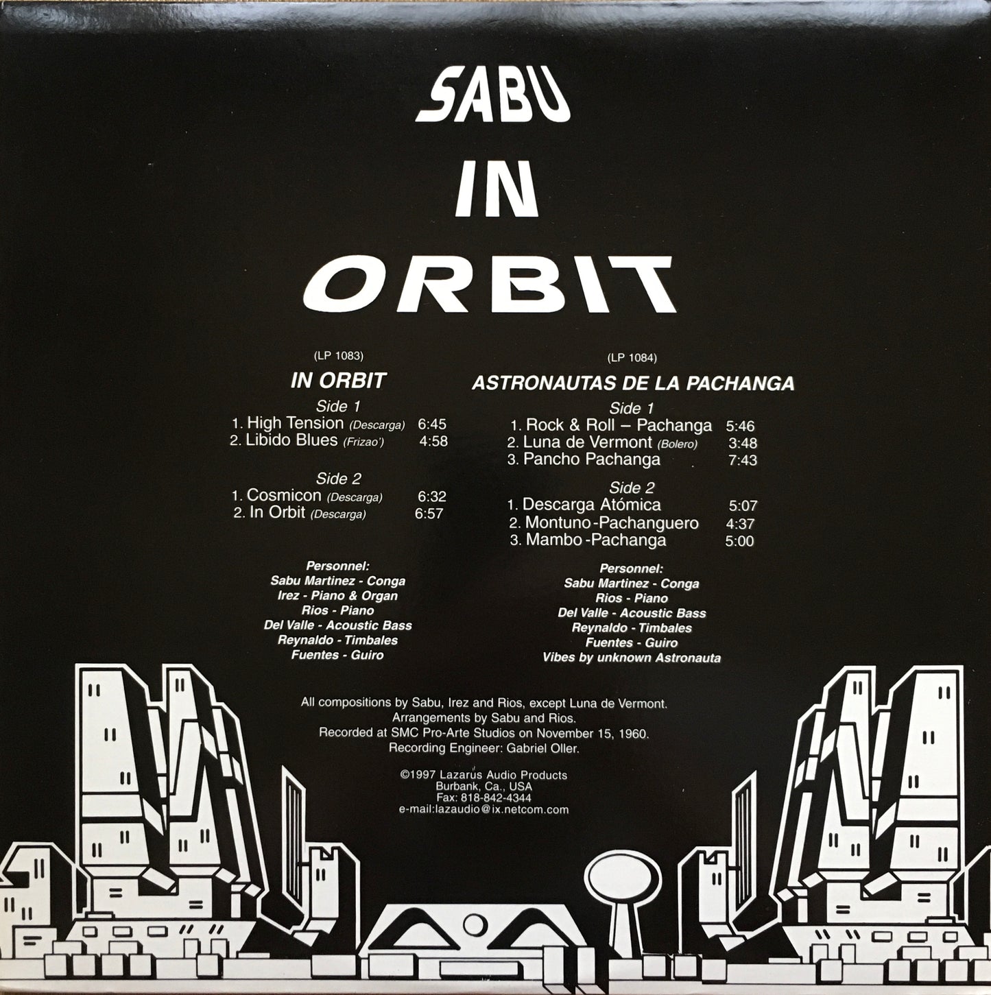 Sabu Martinez ‎– Sabu In Orbit - monads records