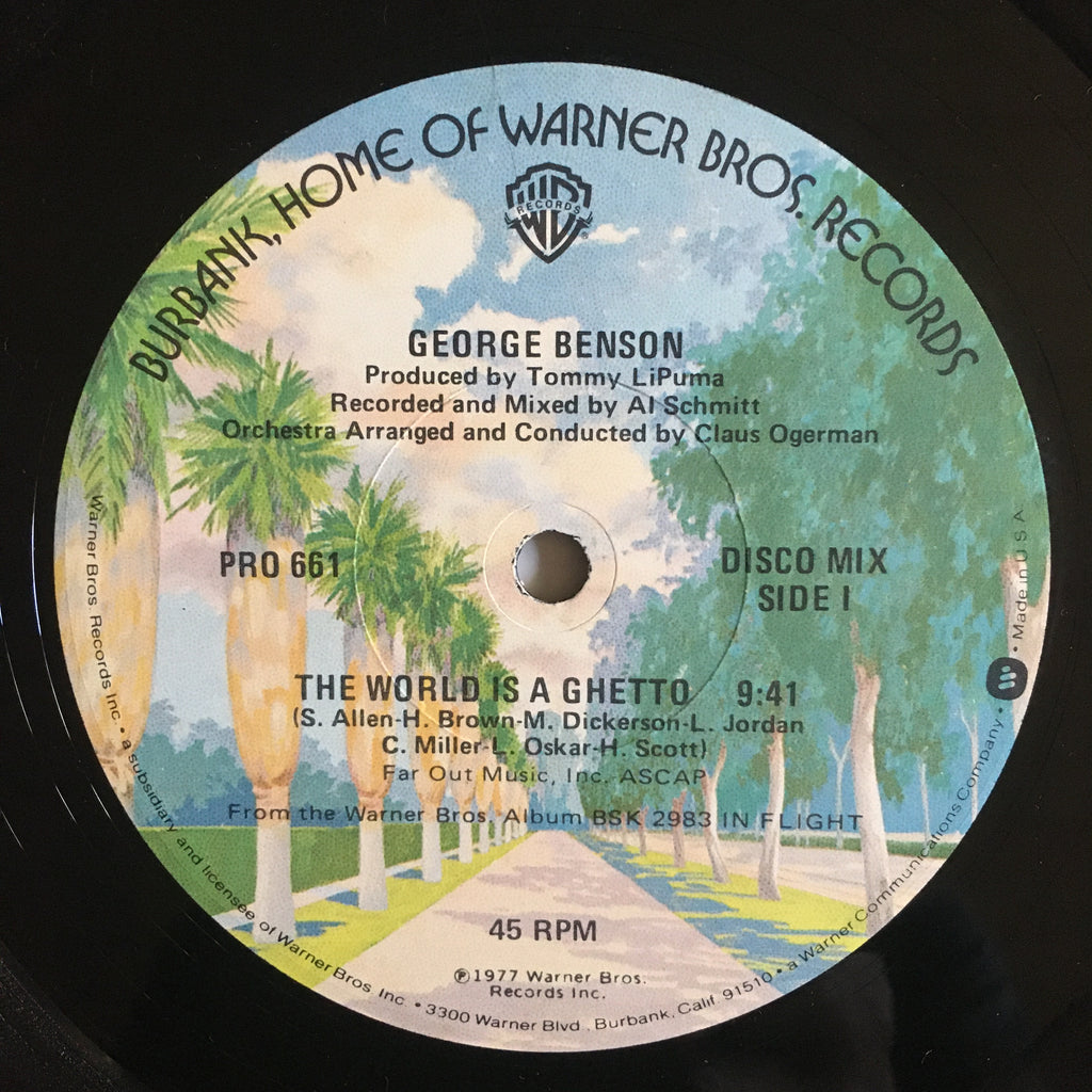 George Benson ‎– The World Is A Ghetto - monads records