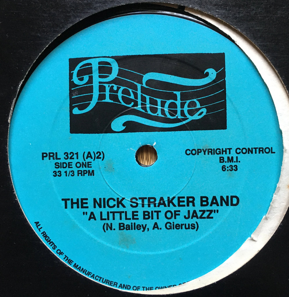 Nick Straker Band ‎– A Little Bit Of Jazz / Straight Ahead - monads records