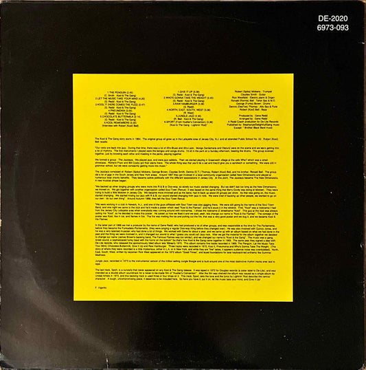 Kool And The Gang – Give It Up LP sleeve image back