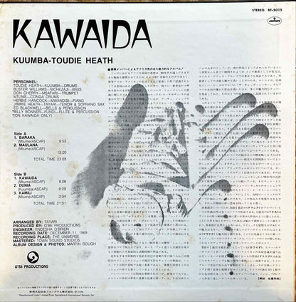 Kuumba-Toudie Heath, Herbie Hancock, Don Cherry – Kawaida LP sleeve image back
