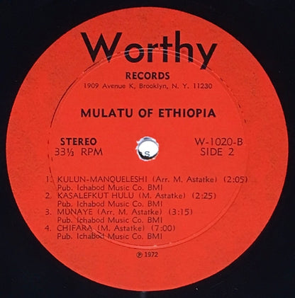 Mulatu Astatke ‎– Mulatu Of Ethiopia - monads records