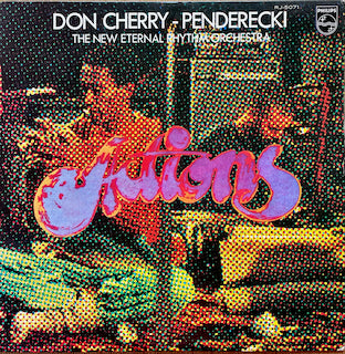 Penderecki - Don Cherry & The New Eternal Rhythm Orchestra – Actions LP Sleeve Image front