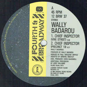 Wally Badarou ‎– Chief Inspector - monads records