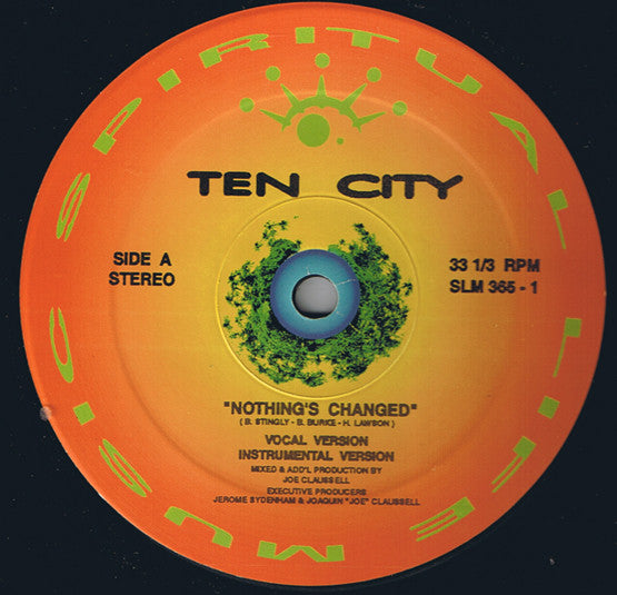 Ten City ‎– Nothing's Changed - monads records