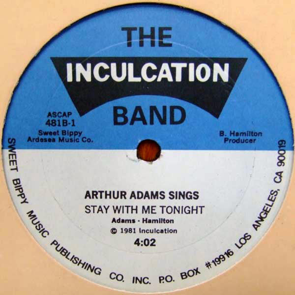 The Inculcation Band, Arthur Adams ‎– You Got The Floor - monads records