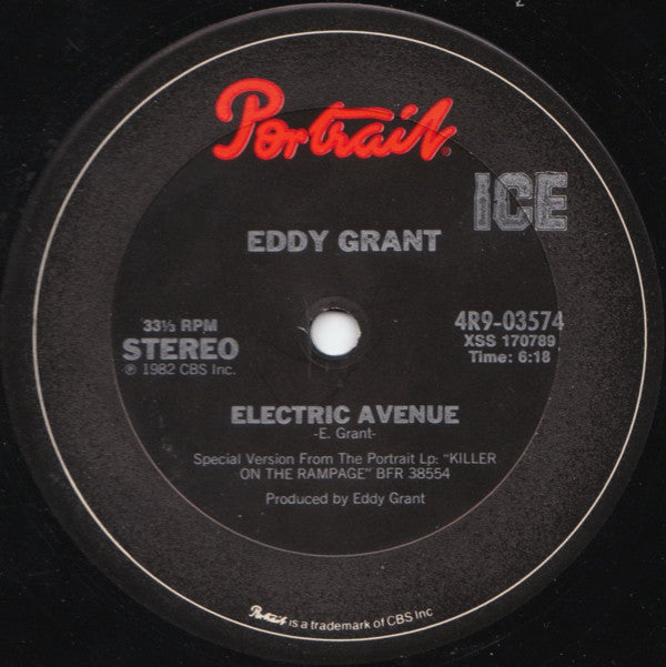 Eddy Grant ‎– Electric Avenue / Time Warp - monads records