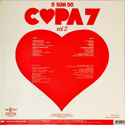 Copa 7 ‎– O Som Do Copa 7 Volume 2 LP sleeve image back