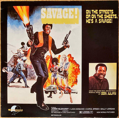 Don Julian – Savage - Super Soul Soundtrack LP sleeve image front