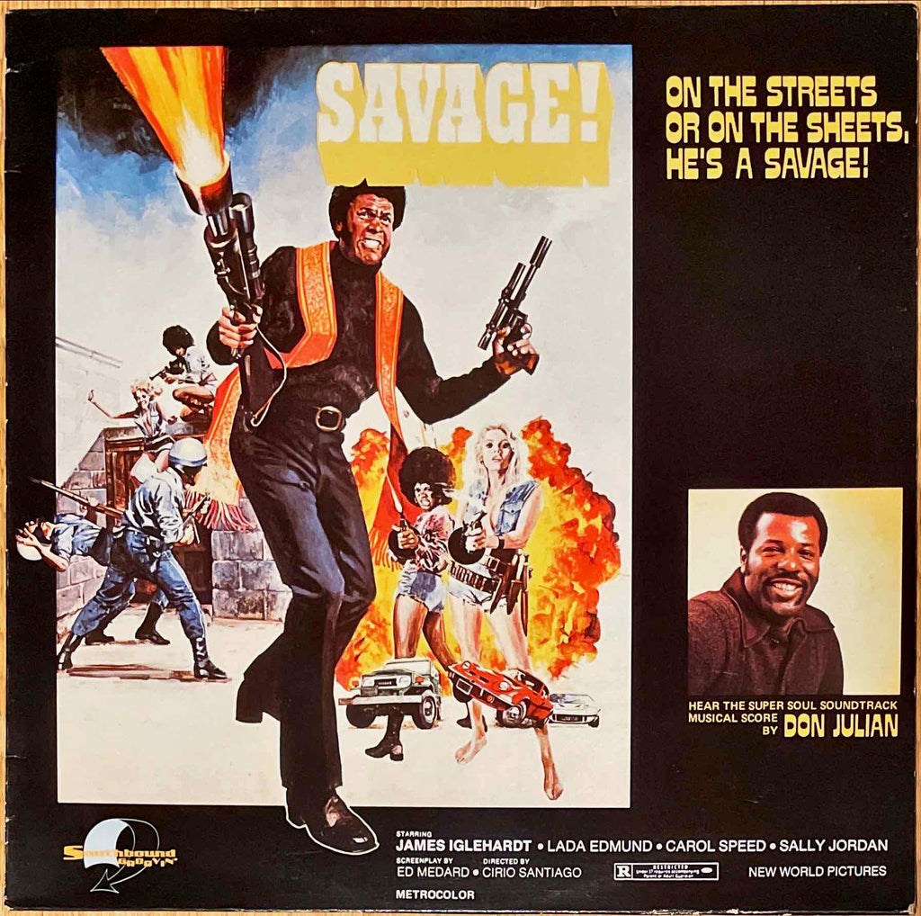 Don Julian – Savage - Super Soul Soundtrack LP sleeve image front