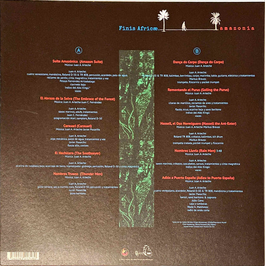 Finis Africae – Amazonia LP sleeve image back