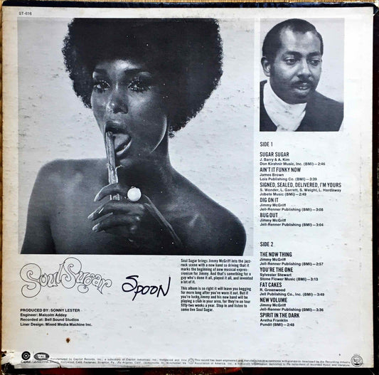 Jimmy McGriff – Soul Sugar LP sleeve image back