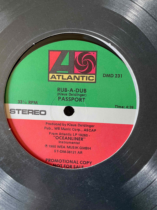 Passport  – Rub-A-Dub 12inch label image front