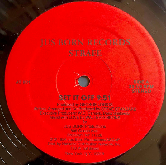 Strafe – Set It Off 12 inch Label image side A