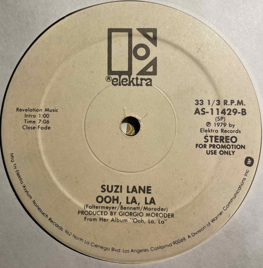 Suzi Lane – Harmony / Ooh, La, La Label image side B